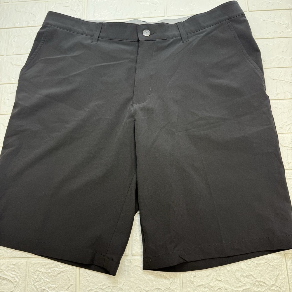 Adidas Mens Black Golf Shorts Athletic Performance Size 36